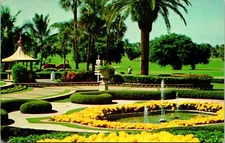 Miami FL Doral Country Club and Hotel Gardens Postcard Unused (16191)