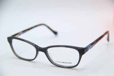 NEW LUCKY BRAND D706 GREY BLUE TORTOISE AUTHENTIC DESIGNER EYEGLASSES 49-16