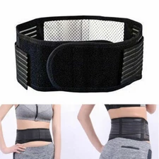 Adjustable Lower Back Brace Lumbar Support Waist Belt for Men Women Pain Relief
