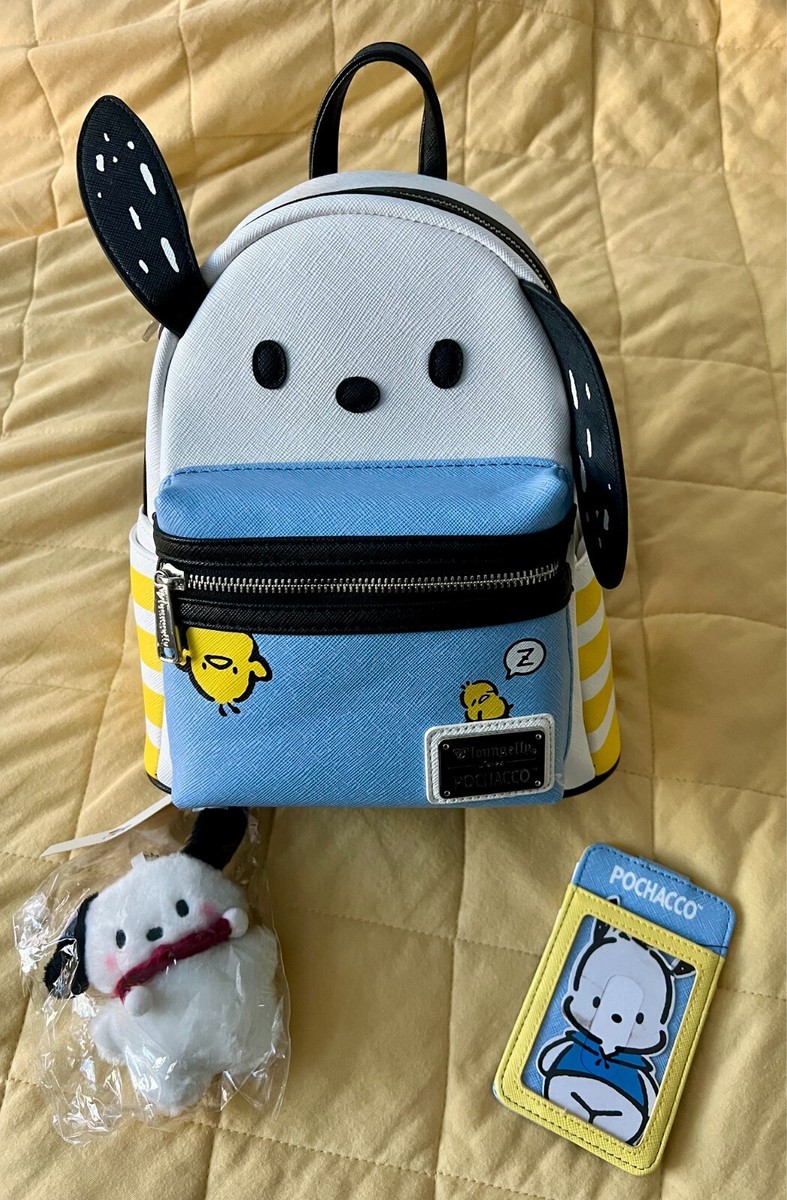 Rare COLLECTABLE NWT Sanrio Pochacco Loungefly Minibackpack 