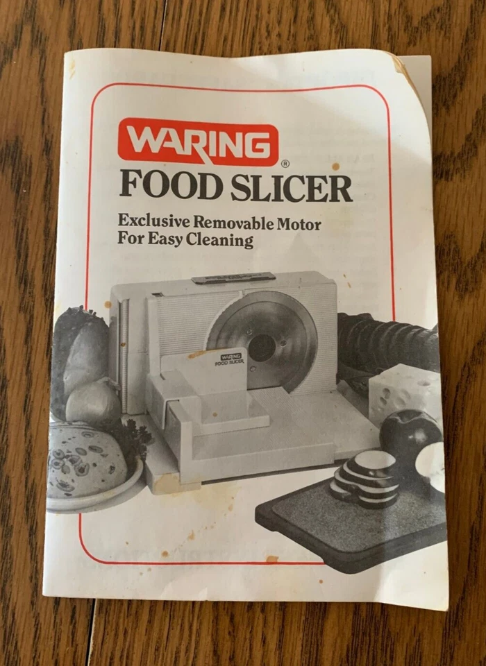 Cortadora eléctrica Waring fina hoja de acero inoxidable - Modelo # 11FS10 Foto 3 de 4