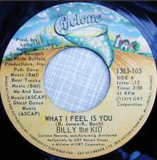 Billy The Kid – What I Feel Is You / SONGPAINTER Un-played 45 RPM RECORD 
