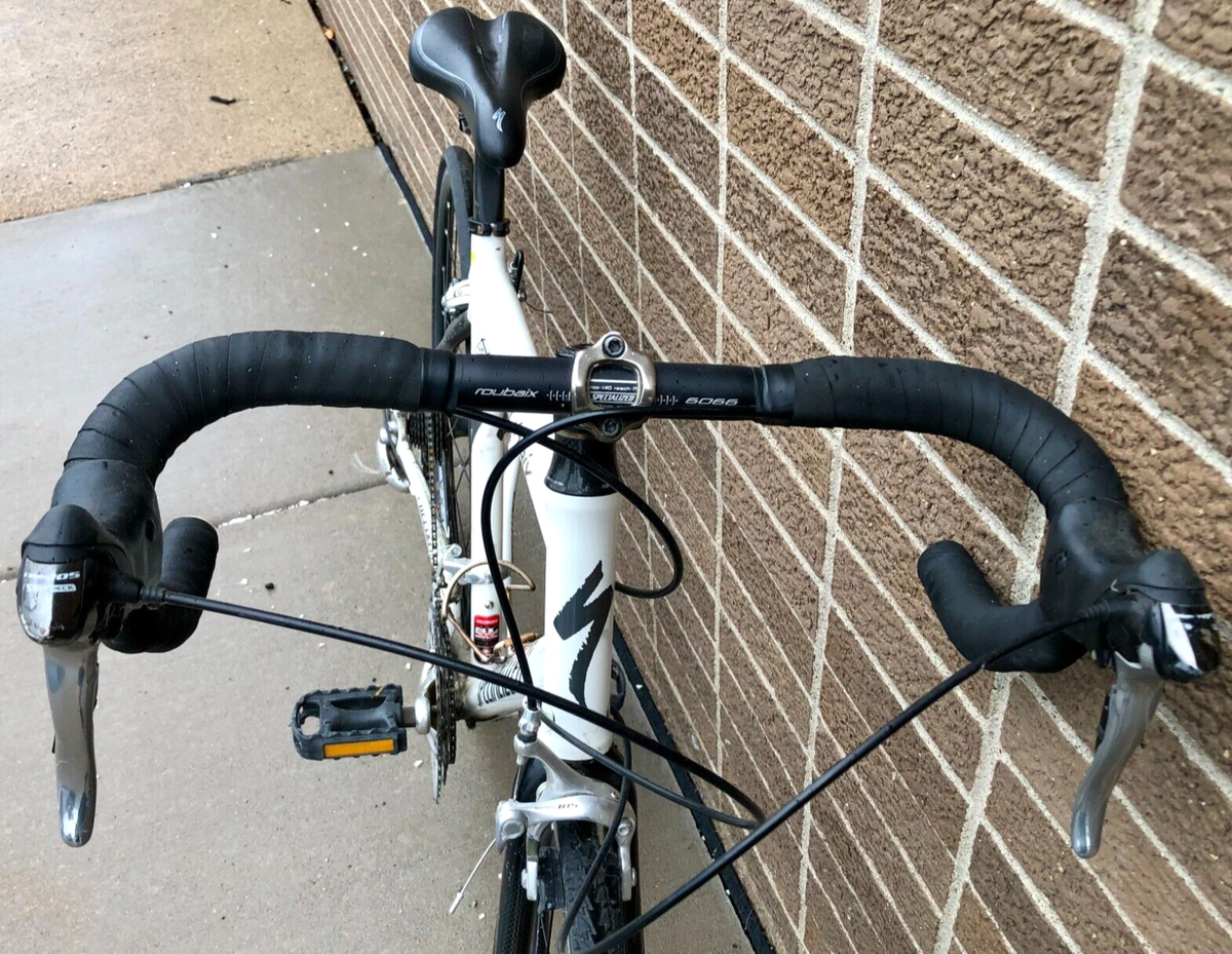 SPECIALIZED White Roubaix E5 Max SLX Bicycle Medium Size 21 SPECIALIZED White Roubaix E5 Max SLX Bicycle Medium Size 21