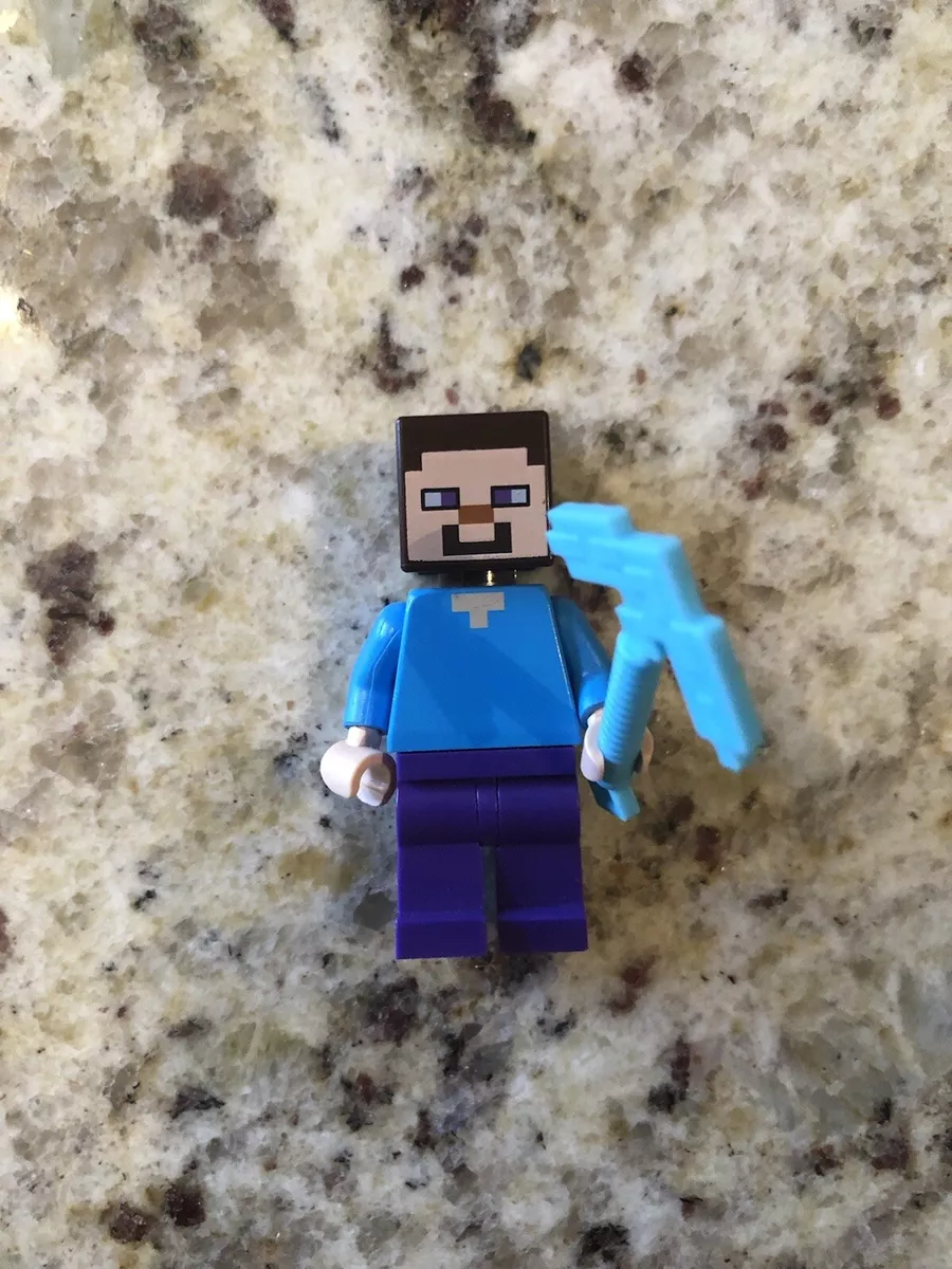 LEGO Minecraft: Steve Minifigure with Pickaxe