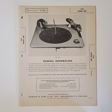 MANUAL DE SERVICIO SAMS PHOTOFACT 21-38 V-M REPRODUCTOR DE DISCOS DE VOZ DE MÚSICA MODELO 800