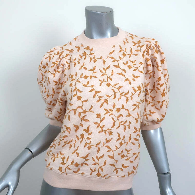 Ulla johnson puff sleeve deals sweatshirt