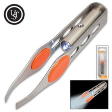 BugOut Portable Tweezer With LED Light Hair Removal Eyebrow Beauty Make Up Tools