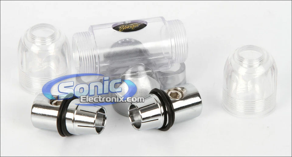 Portafusibles Stinger SPD5101 calibre 4/8 entrada/salida ShocKrome AGU Foto 2 de 3