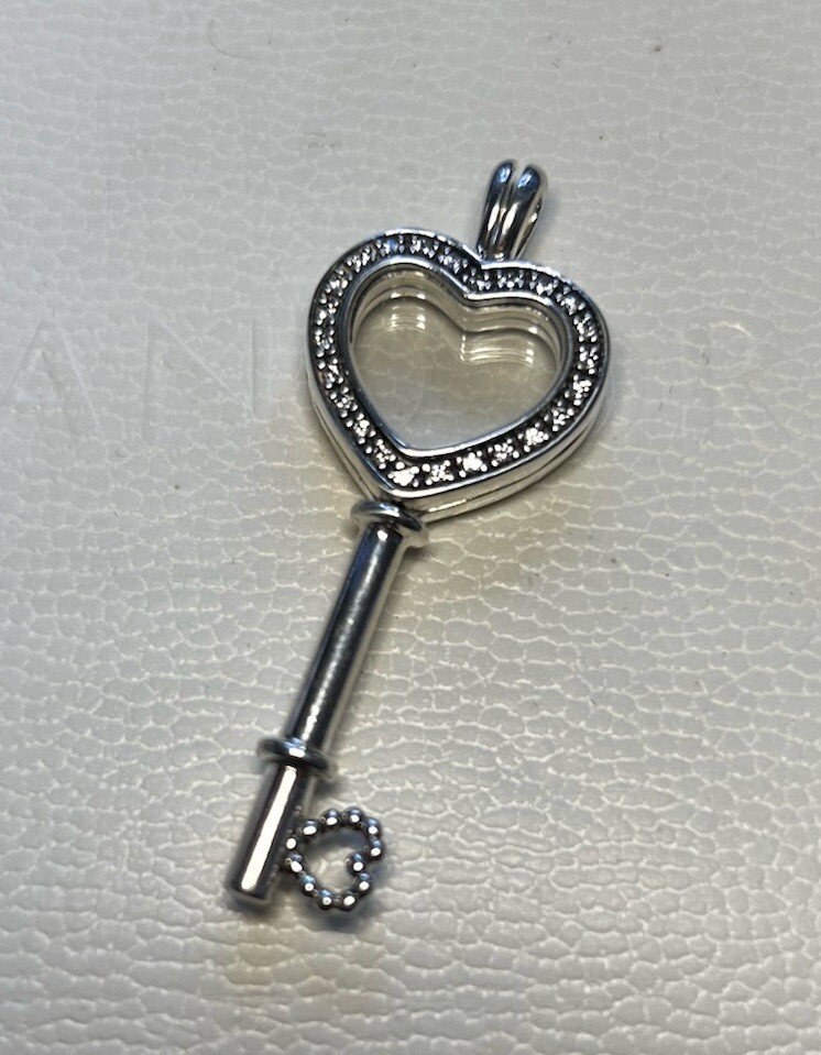Authentic Pandora 🌟 Floating Key Locket Pendant … - image 6