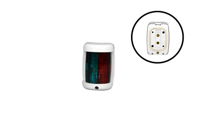 Pactrade Marine Boat Mini Red&Green Combination Bow LED navigation Light 12v 2NM