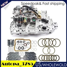Transmission Valve Body w/ Harness & 4 Speed Rebuild Kit For 4F27E Ford Mazda