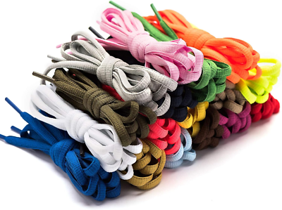 Lacets Chaussures En Ligne Lacets Plats Larges 15mm Paires