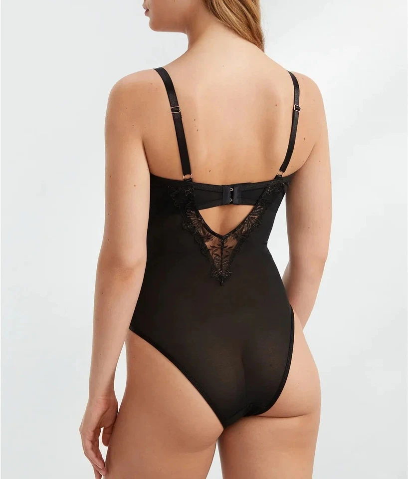 Body Pour Moi NEGRO/ORO ROSA Constance Bordado, US 36I, UK 36G Foto 4 de 4