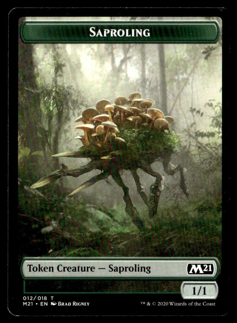 2020 Core Set 2021 Tokens Saproling Token/Common #12