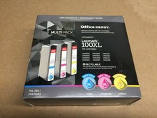 Office Depot Lexmark XL100 Multi Pack Ink Cartridges include Cyan Magenta Yellow