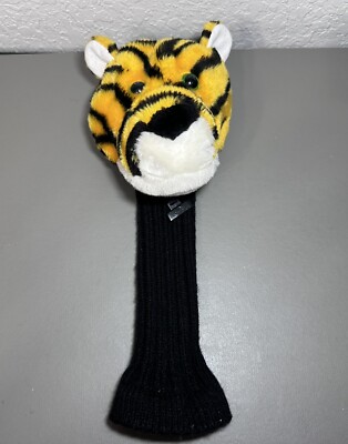 Golf Gear Deluxe Long Neck Tiger Print Golf Head Cover