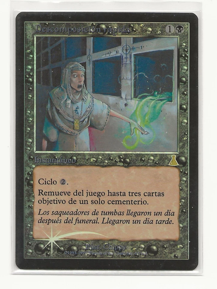 RAPID DECAY FOIL DESTINO URZA Español Descomposicion Rapida NM- Urza's Destiny - Imagen 1 de 1