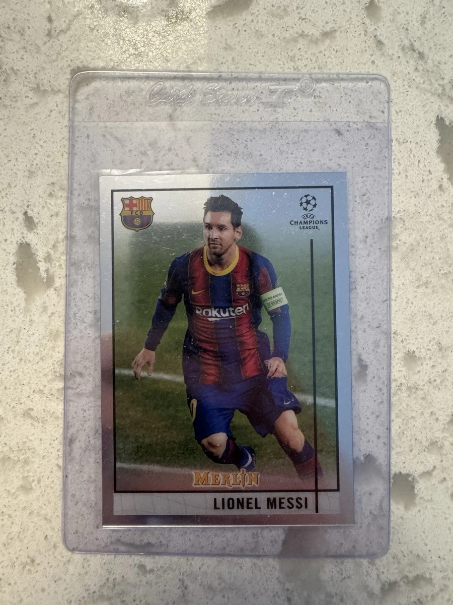 2020-21 Topps Merlin Collection Chrome UCL Lionel Messi #1 for