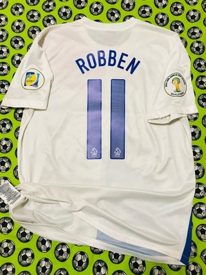 Nike Netherlands Away Soccer Football Jersey Qualifiers 2014 Arjen