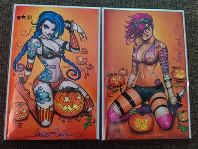 Zirty Girlz #5 Halloween Jinx & Vi Nathan Szerdy Signed w/CoA NYCC Ltd 150 Exclv