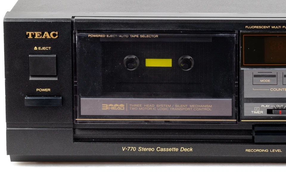 Teac V-770 3-Kopf Kassettendeck / gewartet 1 Jahr Garantie [2] - Bild 2 von 4