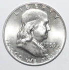 1959 Franklin Half Dollar CHOICE BRILLIANT UNCIRCULATED (H235)