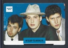 1980's UK Pop Shots BEASTIE BOYS No Sleep 'Til Brooklyn Rock/Pop Star Card