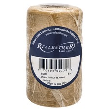 Realeather(R) Crafts Artificial Sinew 8oz-Natural