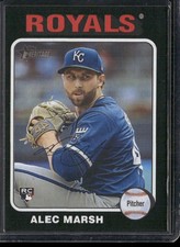 2024 Topps Heritage #683 Alec Marsh Black Border