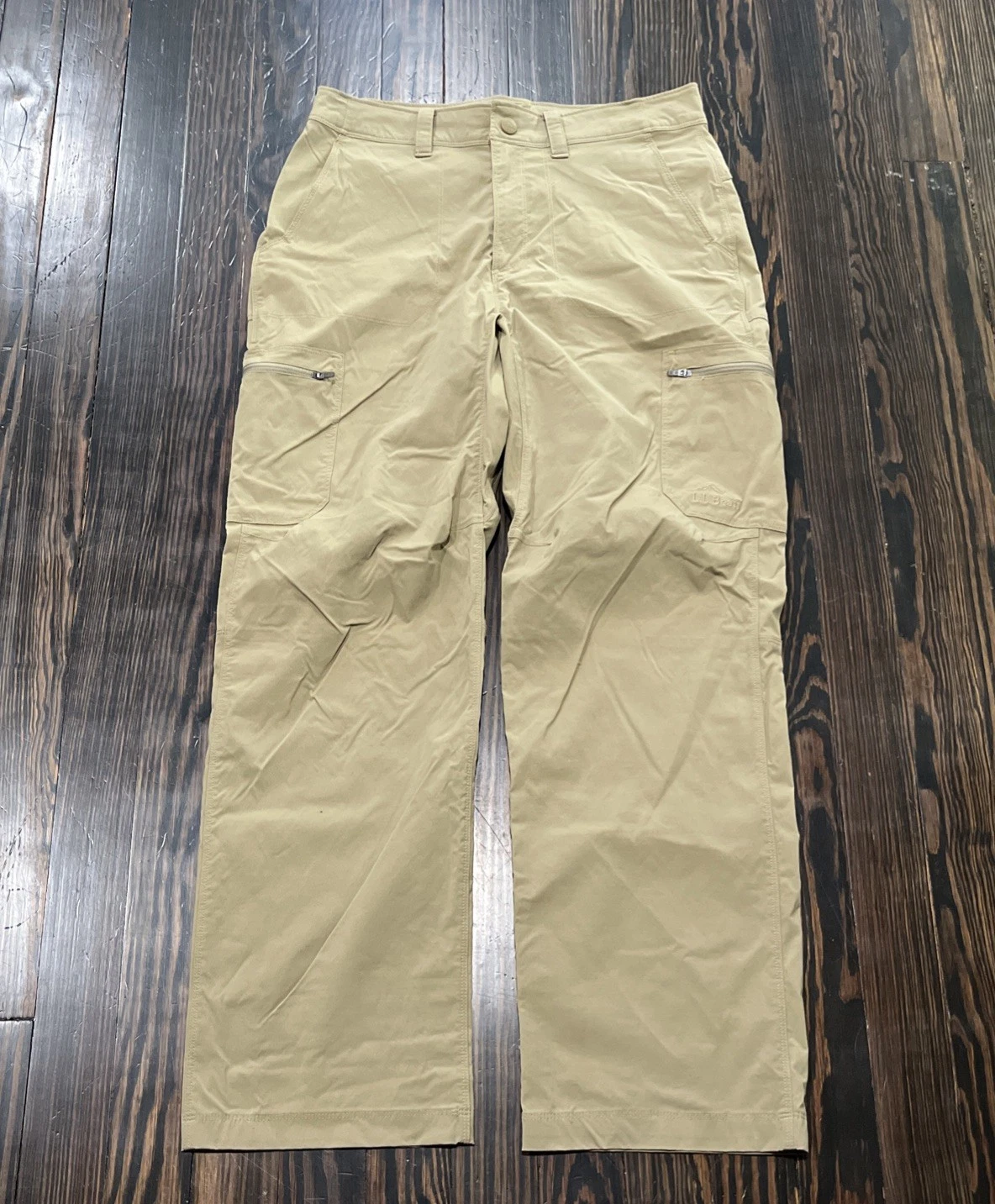 L.L. Bean Water Resistant Cresta Pants Men’s 30 x 29 Tan Nylon