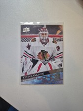 2020 21 Upper Deck Young Guns Rookie #497  Kevin Lankinen Chicago Blackhawks