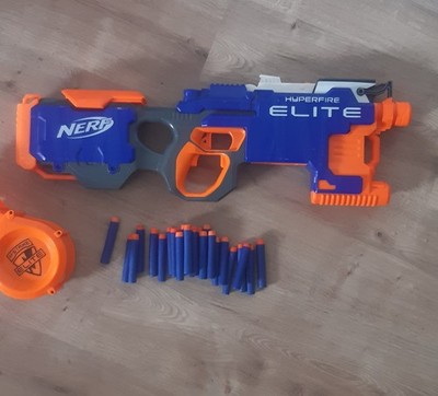 Nerf Elite Hyperfire mit vollem 25 Pfeile Magazin
