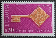 Timbre - FRANCE - EUROPA - Neuf ** - YT1556 - 1968
