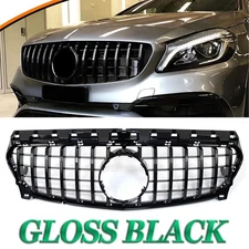 Glossy Front Grille Grill For Mercedes Benz 2013-2019 W117 CLA200 CLA250 CLA45