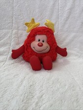 Vintage Rainbow Brite Red Romeo Sprite 12 Plush Toy, 1983 Mattel Hallmark