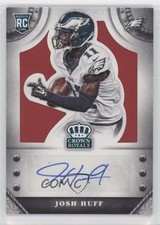 2014 Panini Crown Royale Rookie Signatures Retail Red 20/25 Josh Huff Auto 0nr3