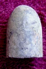 DUG CIVIL WAR DROPPED CONFEDERATE TOWER ENFIELD BULLET (PORT HUDSON)