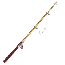 TOYANDONA Dollhouse Fishing Pole Miniature Fishing Rod Fairy Harden Fishing P...