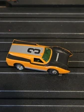 Aurora Thunderjet T-Jet Xlerators FORD J CAR Orange HO Slot Car #2743