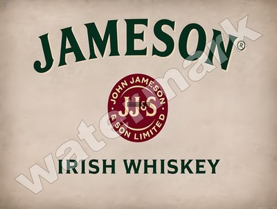 Jameson Irish Whiskey   Metal Sign 9'' x 12'' or 12'' x 16''