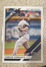 2019 Panini Donruss - Carlos Carrasco #151 150th Anniversary 135/150