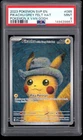 2023 POKEMON SVP EN PIKACHU FELT HAT X VAN GOGH 085 PSA 9 MINT 1A