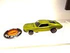 Vintage 1968 Hot Wheels Redline Custom Mustang Antifreeze Green Sweet 16 USA