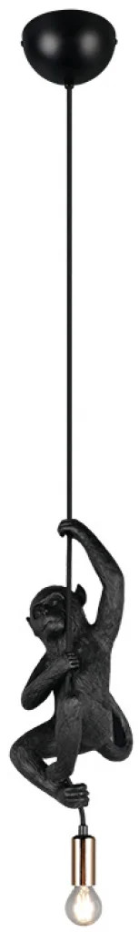 Ceiling Light Black Fips Trio R36551002