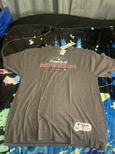 Majestic Boston Red Sox Gray MLB Authentic Collection Baseball T-Shirt XL
