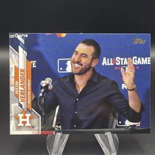2020 Topps Update Justin Verlander #U-194 Image Variation Short Print SP Astros