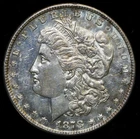 1878-S $1 Morgan Silver Dollar Coin ~ 90% SILVER  AU #D1
