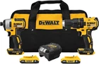 20V MAX Cordless Drill and Impact Driver, Power Drill Brushless 2-Tool Power To