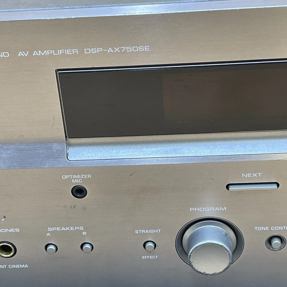 Yamaha DSP-AX750SE Dolby 7.1 Channel AV Receiver/ Home Cinema Amplifier 440W - Image 4 of 4