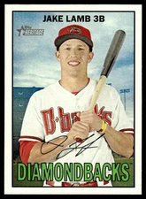 Jake Lamb 2016 Topps Heritage #39 Arizona Diamondbacks 25409 Baseball Card